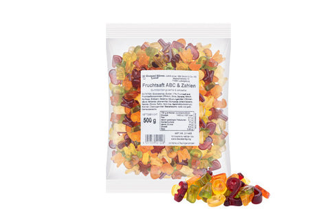 Fruchtsaft ABC/Zahlenmischung, 500g