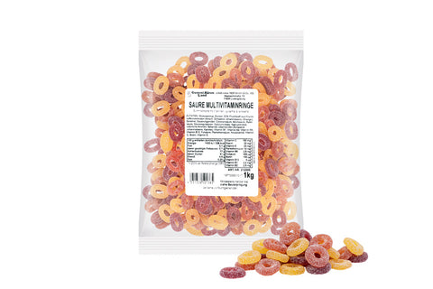 Saure Multivitamin-Ringe, 1kg
