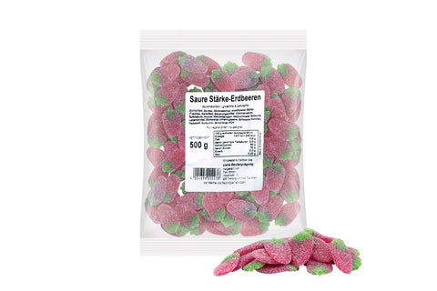 Saure Stärke Erdbeeren, 500g