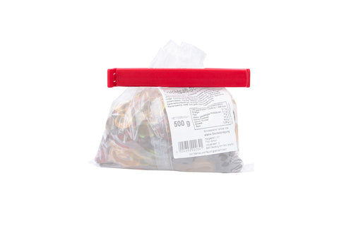 Tütenverschluss, Frische Clip, klein, rot