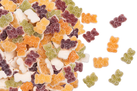 Saure Fruchtsaftbären mit Schaum, 500g