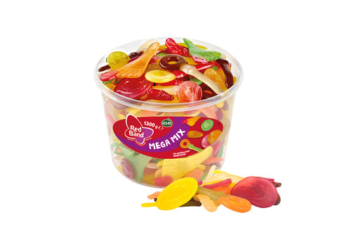 Fruchtgummi Mega Mix, vegan, 1,3kg