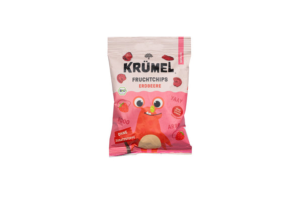 Krümel Bio Fruchtchips - Erdbeere
