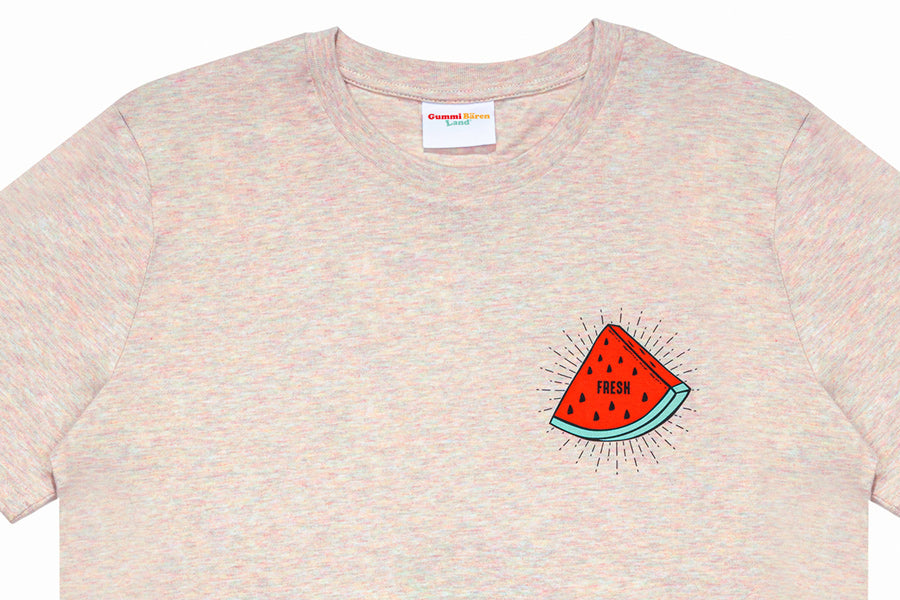 GBL T-Shirt Fresh Melon Heather Rainbow, S