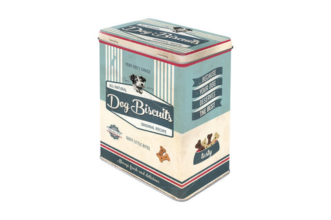 Vorratsdose L Pfoten Schild - Dog Biscuits