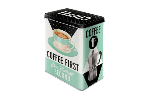 Vorratsdose L Coffee first