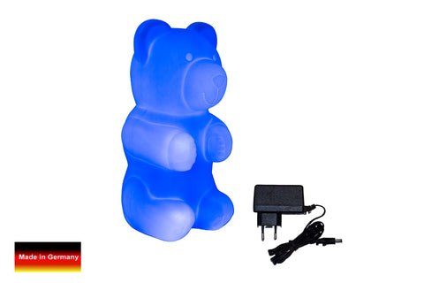 LED Lampe Nikki Bär, blau