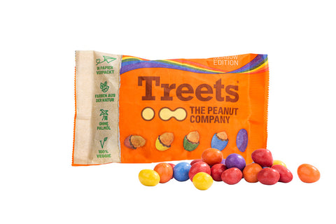 Treets Peanuts Papierverpackung Rainbow
