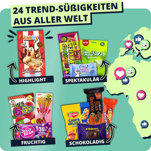 Monster Snack Bag Adventskalender International 2