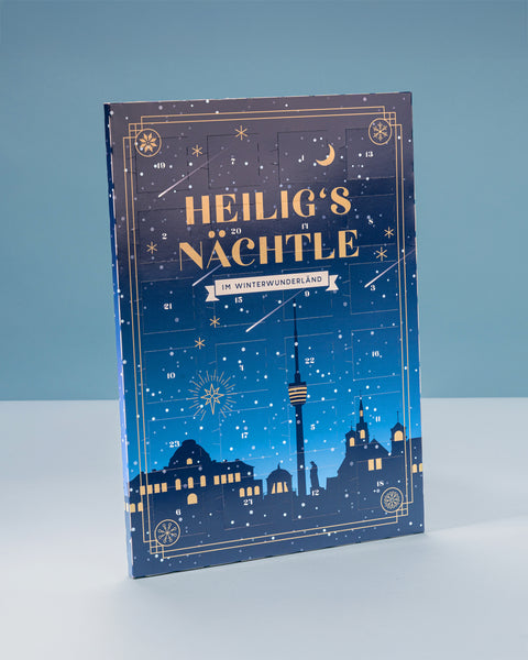 Wand Adventskalender mit Lindt Schokolade - Heiligs Nächtle