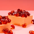 Fruchtsaft Herzen, Himbeer