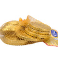 Goldmünzen aus Schokolade