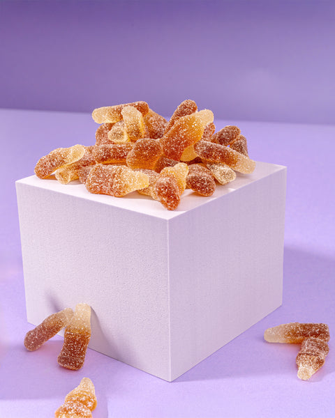 Fruchtgummi Cola-Flaschen – sauer