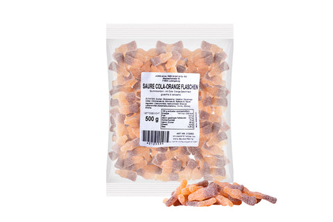 Trolli Fruchtgummi Cola-Orange Flaschen – sauer