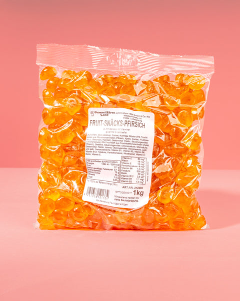 Fruchtgummi Pfirsich – mit Fruchtstückchen