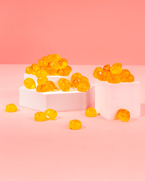 Fruchtgummi Pfirsich – mit Fruchtstückchen 3