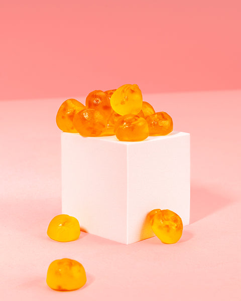Fruchtgummi Pfirsich – mit Fruchtstückchen 4