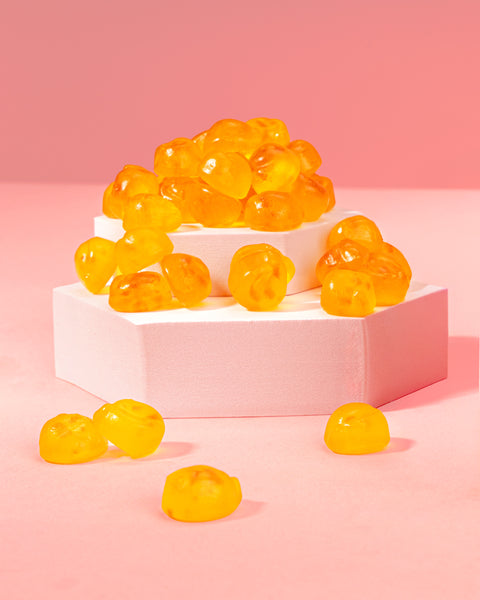 Fruchtgummi Pfirsich – mit Fruchtstückchen 5