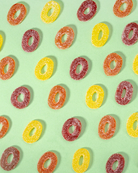 Fruchtgummi Multivitamin-Ringe – sauer