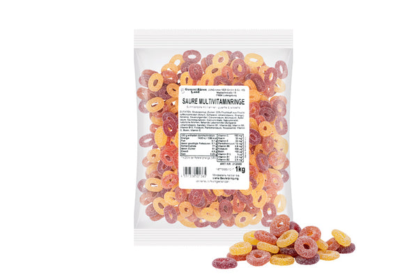 Saure Multivitamin-Ringe, 1kg