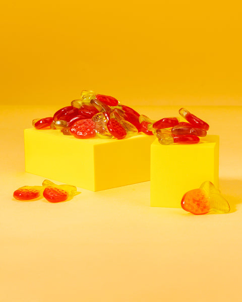 Fruchtgummi Erdbeer Rhabarber – mit Fruchtstückchen 5