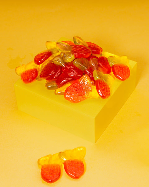 Fruchtgummi Erdbeer Rhabarber – mit Fruchtstückchen 4