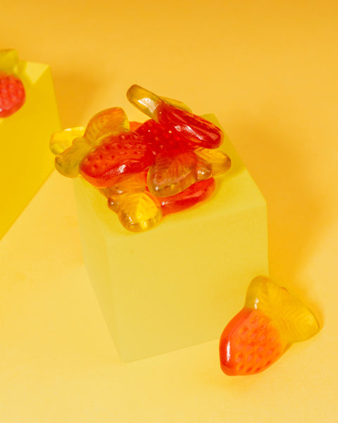 Fruchtgummi Erdbeer Rhabarber – mit Fruchtstückchen 3