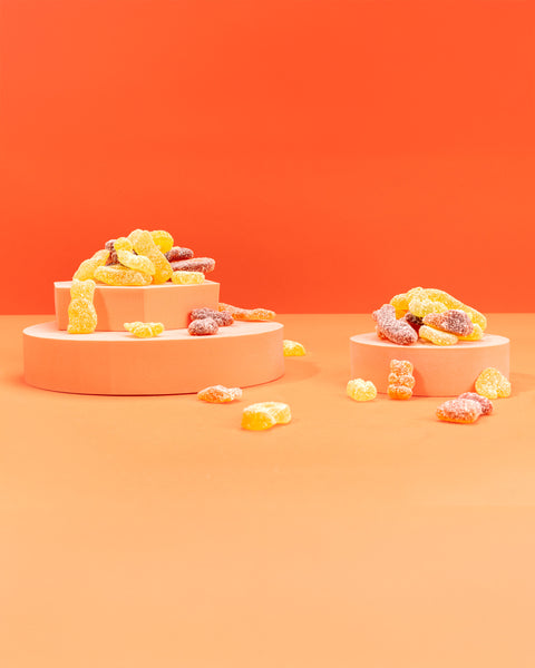 Fruchtgummi Mischung – sauer und mit Fruchtsaft