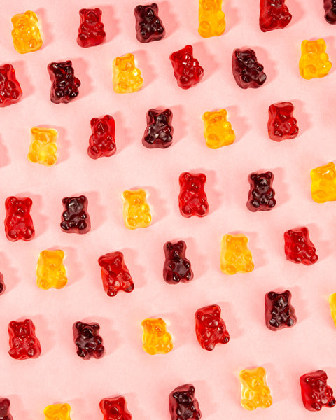 Fruchtgummi Mini-Bärchen – mit Fruchtsaft