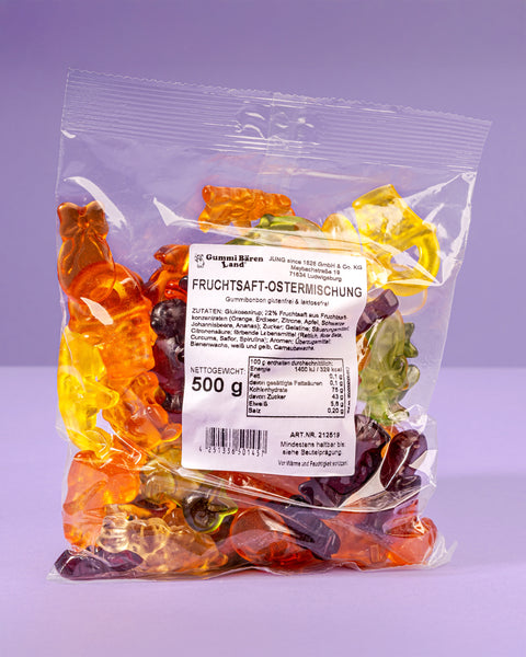 Fruchtsaft-Ostermischung
