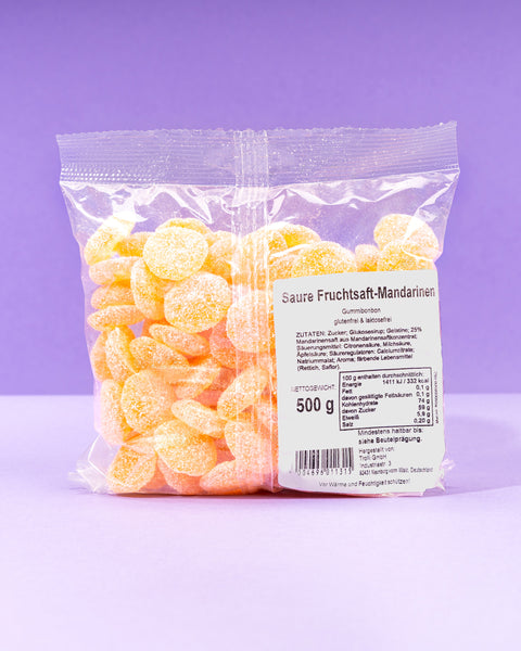 Trolli saure Fruchsaft-Mandarinen