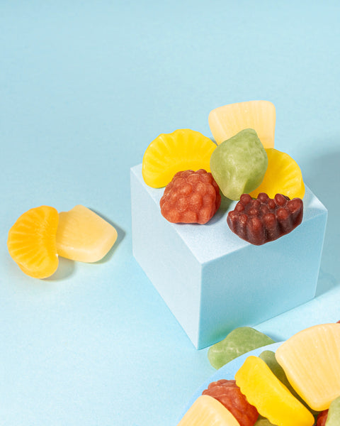 Fruchtgummi Tahiti Salat – mit Fruchtsaft