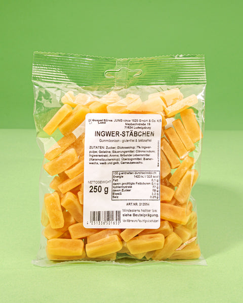 Fruchtgummi Ingwer Stäbchen - Klassiker 2