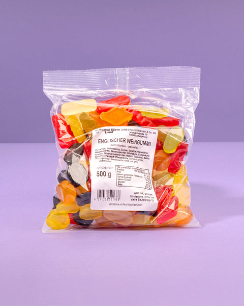 Fruchtgummi Englischer Weingummi – Klassiker