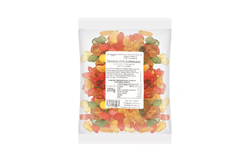 Fruchtgummi Obstsalat, zuckerfrei, 250g