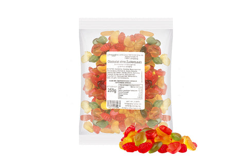 Fruchtgummi Obstsalat, zuckerfrei, 250g
