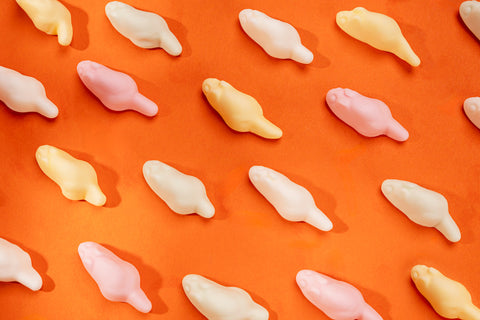 Schaum Zucker Bunte Mäuse, 500g