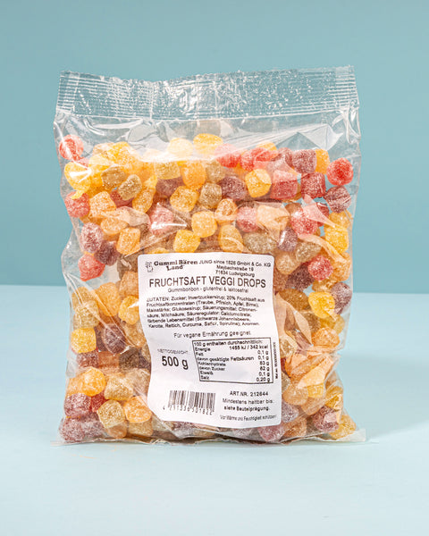 Fruchtgummi Veggi Drops – ohne Gelatine