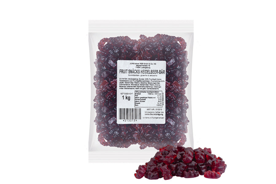 FruitSnäck Heidelbären, 1kg