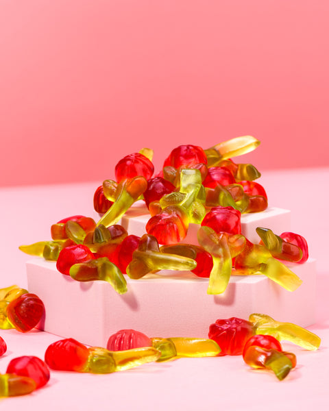 Fruchtgummi Rosen mit Stiel – Klassiker 3