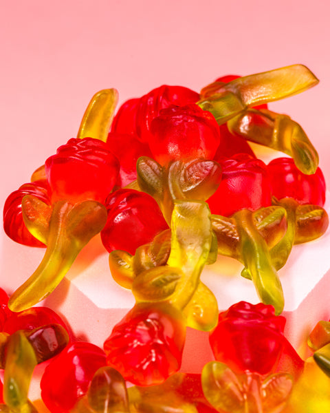 Fruchtgummi Rosen mit Stiel – Klassiker 4