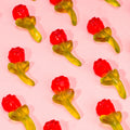 Fruchtgummi Rosen mit Stiel – Klassiker 1