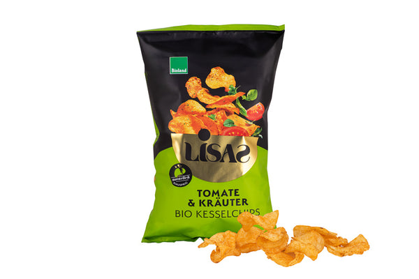 Lisa´s Bio Kartoffel-Chips Tomate & Kräuter