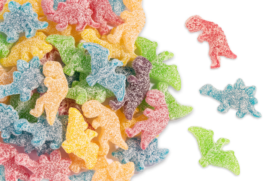 Fruchtgummi Dino Rex, vegan