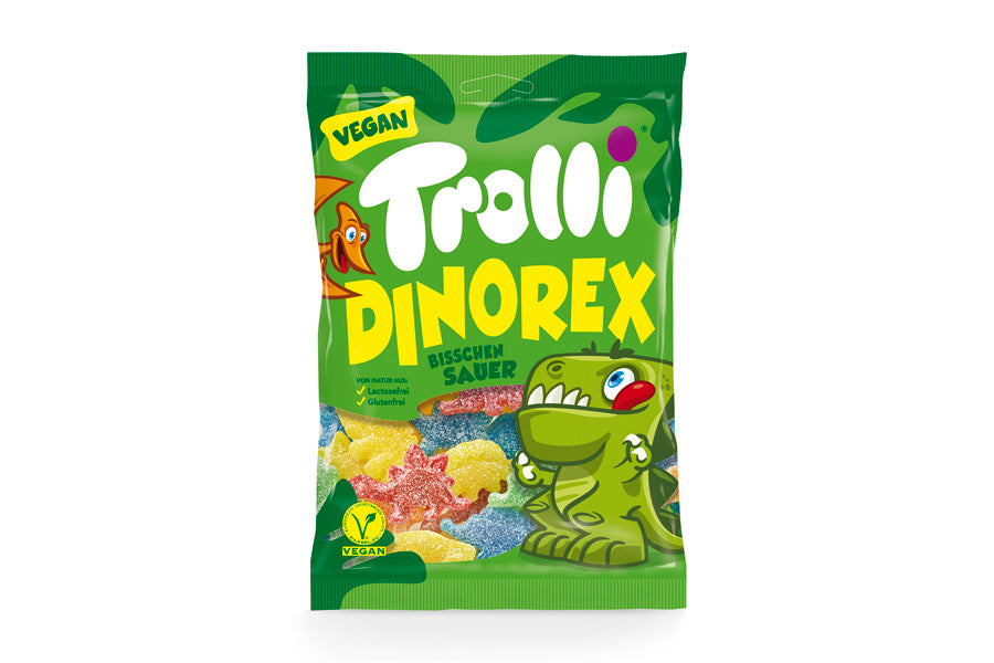 Fruchtgummi Dino Rex, vegan