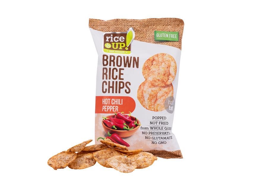 Supermicro Rice Chips Brown Rice Chips Hot Chili Pepper – Gummi Bären Land