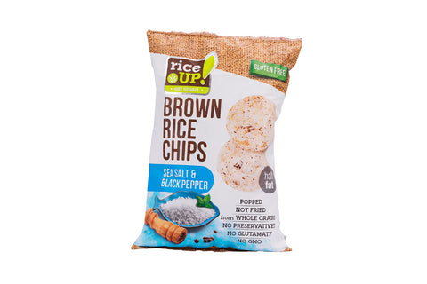 Brown Rice Chips Sea Salt & Black Pepper