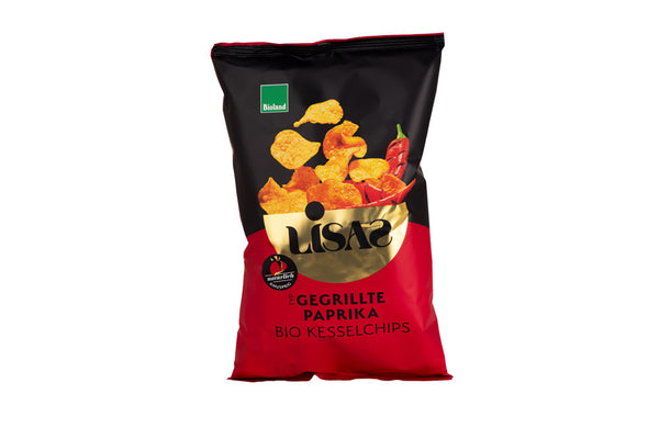 Lisas Bio Kesselchips Gegrillte Paprika