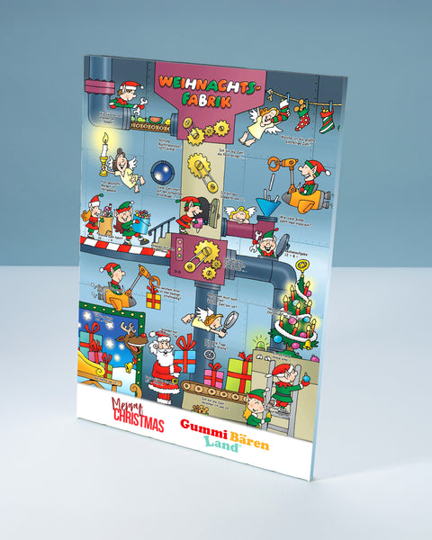 Wand Adventskalender mit Vollmilch-Schokotäfelchen - Rätsel Motiv 5