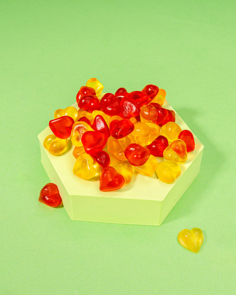 Fruchtgummi Pfirsichherzen – mit Fruchtsaft 3
